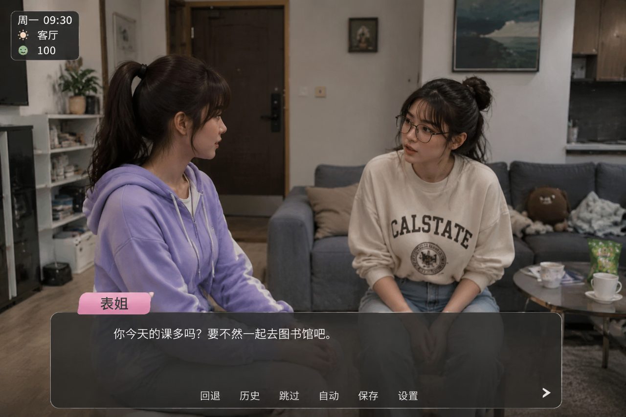 我的可爱表姐 事件触发 实机截图 6